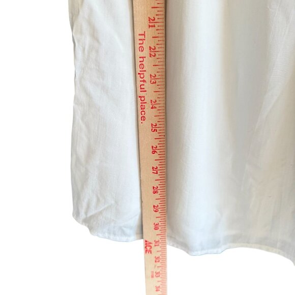 Stellah Anthropologie Off-Shoulder Pom Pom Beaded Embroidered Mini Dress Small - Picture 8 of 10